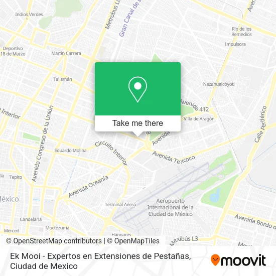 Ek Mooi - Expertos en Extensiones de Pestañas map