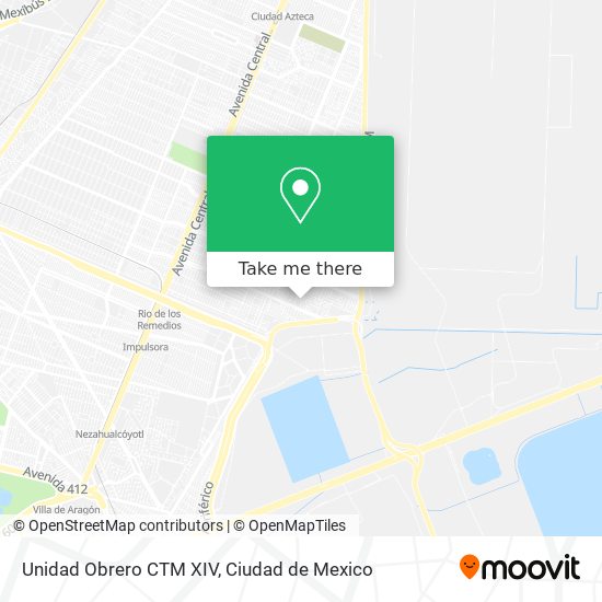 Unidad Obrero CTM XIV map