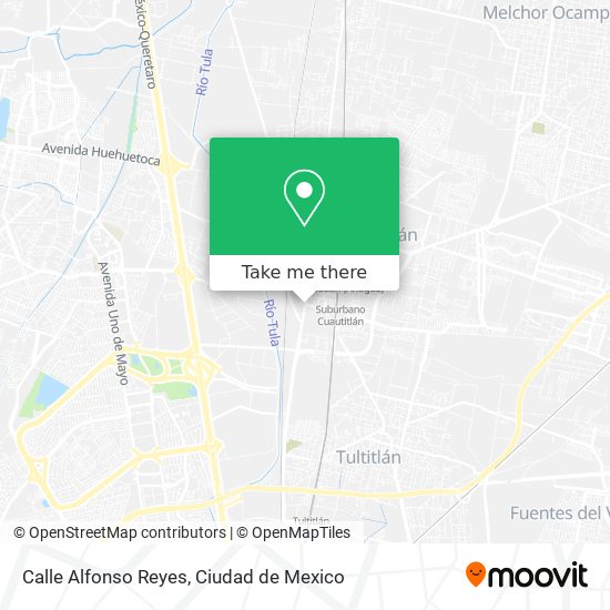 Calle Alfonso Reyes map