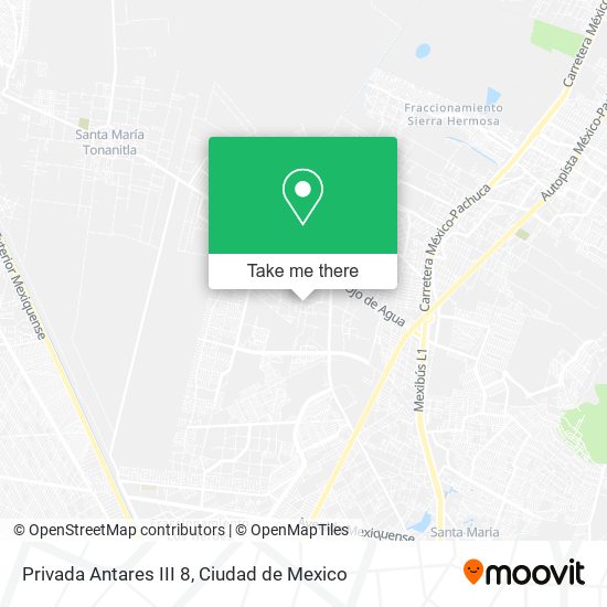 Privada Antares III 8 map