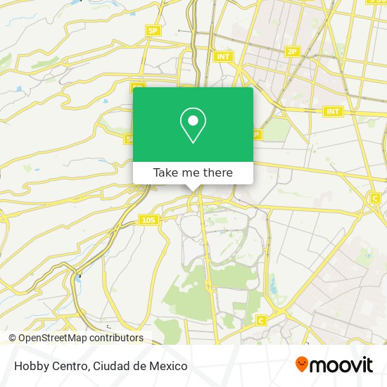 Hobby Centro map