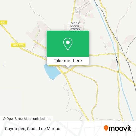 How to get to Coyotepec in Tepeji Del Río De Ocampo by Bus or Train?