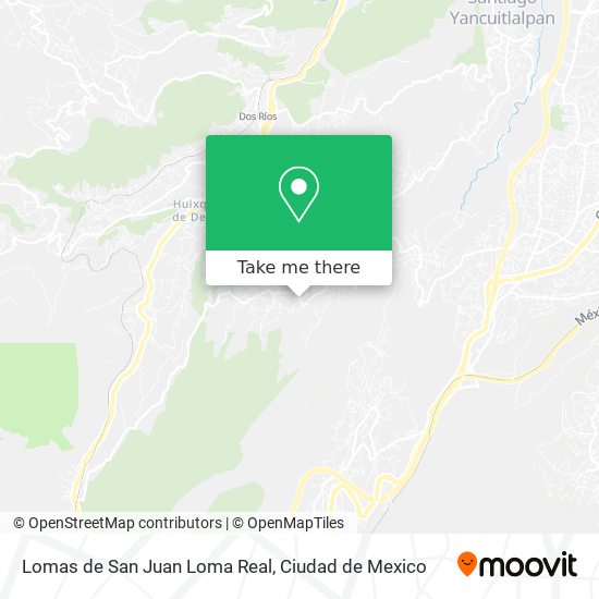 Lomas de San Juan Loma Real map