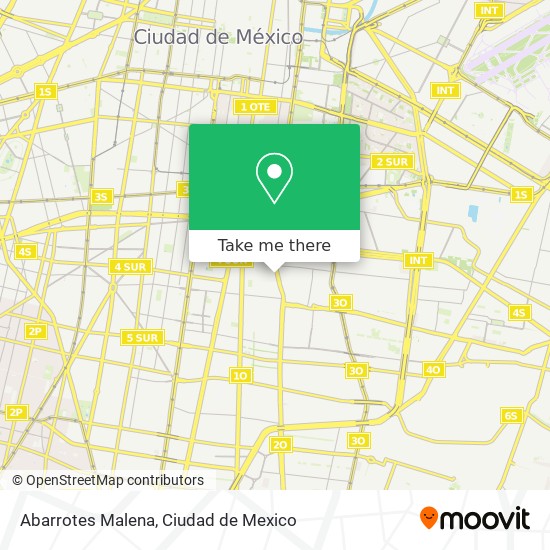 Abarrotes Malena map