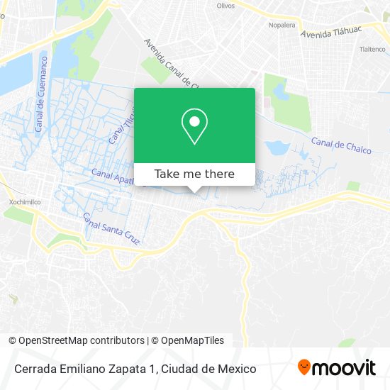 Mapa de Cerrada Emiliano Zapata 1