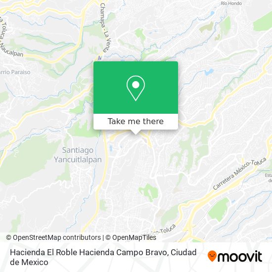 Hacienda El Roble Hacienda Campo Bravo map