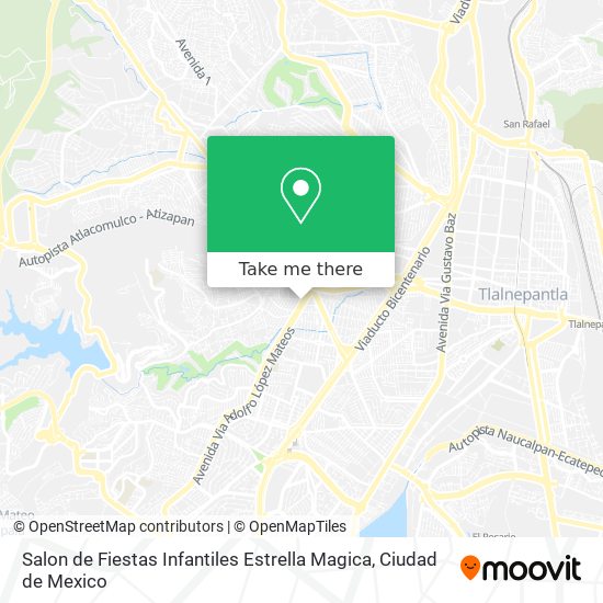 Salon de Fiestas Infantiles Estrella Magica map