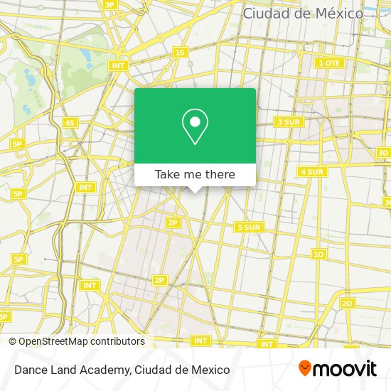 Mapa de Dance Land Academy