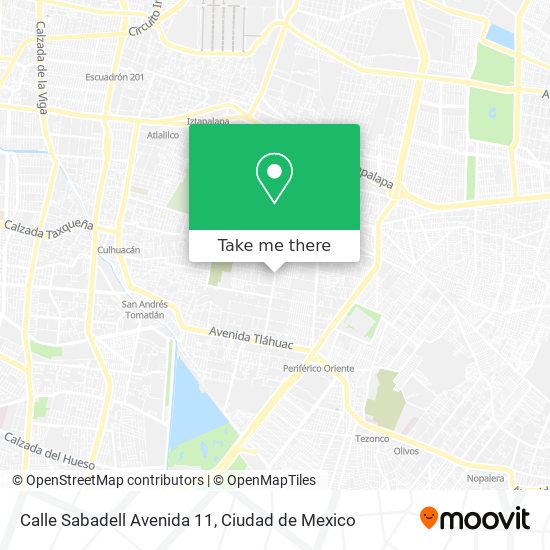 Calle Sabadell Avenida 11 map