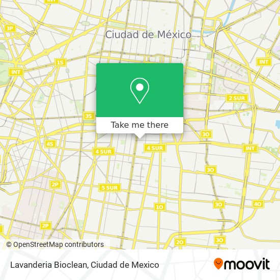 Mapa de Lavanderia Bioclean