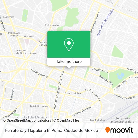 Ferreteria y Tlapaleria El Puma map