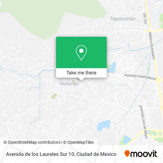 Avenida de los Laureles Sur 10 map