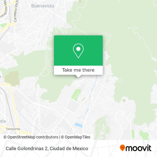 Calle Golondrinas 2 map