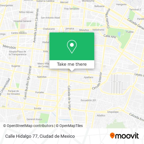 Calle Hidalgo 77 map