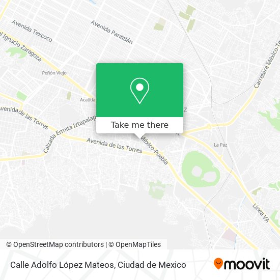 Mapa de Calle Adolfo López Mateos