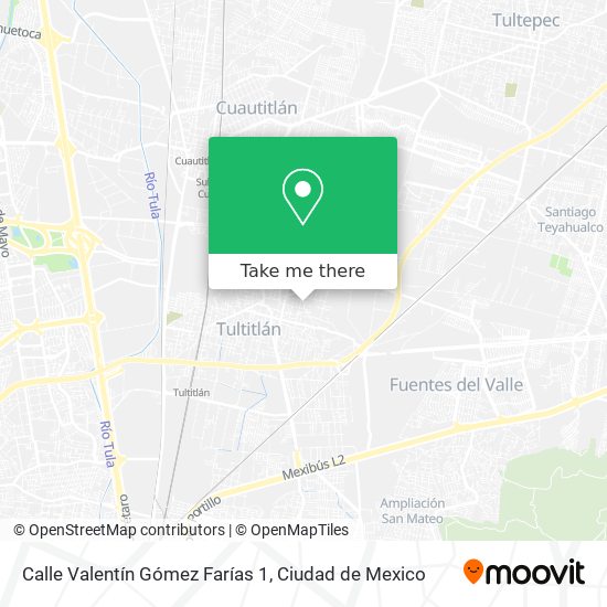 Calle Valentín Gómez Farías 1 map