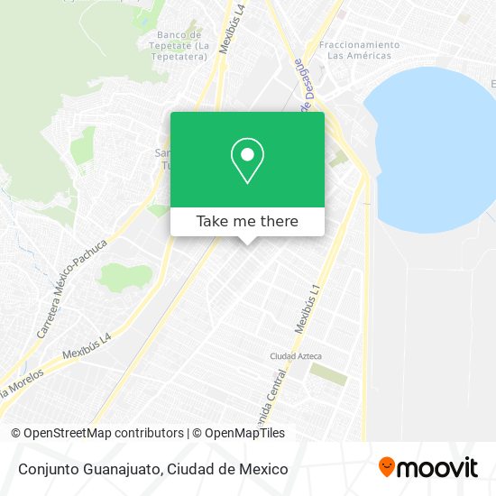 Conjunto Guanajuato map