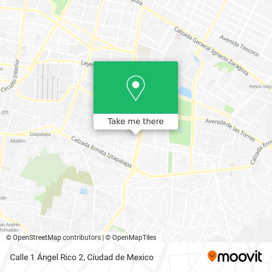 Calle 1 Ángel Rico 2 map