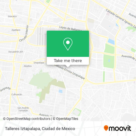 Talleres Iztapalapa map