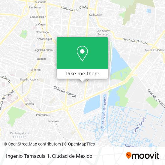 Ingenio Tamazula 1 map