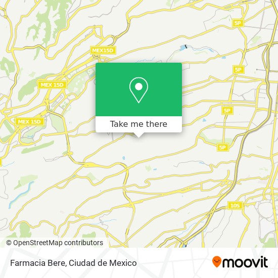 Mapa de Farmacia Bere