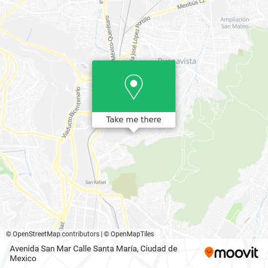 Avenida San Mar Calle Santa María map