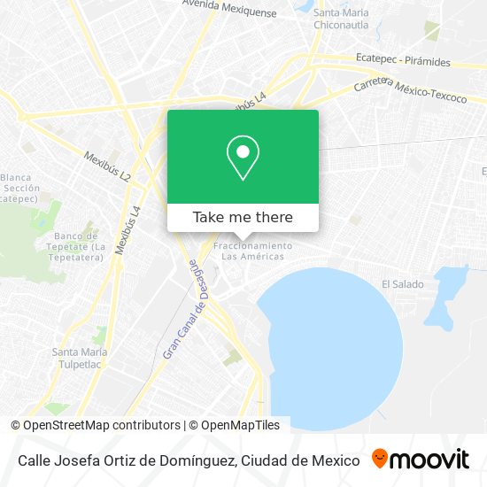 How to get to Calle Josefa Ortiz de Domínguez in Ecatepec De Morelos by Bus?