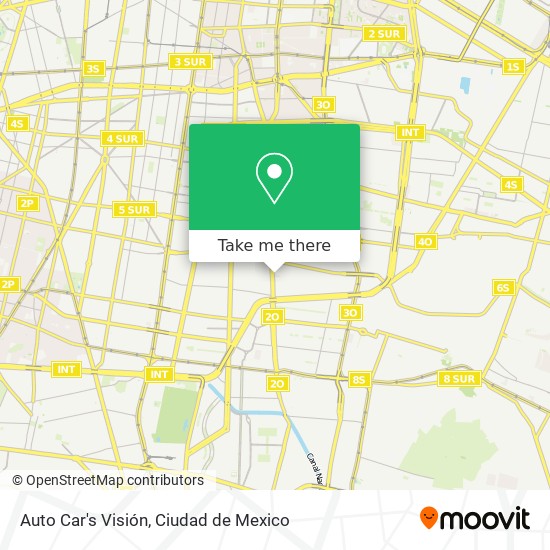 Auto Car's Visión map