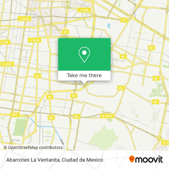 Mapa de Abarrotes La Ventanita