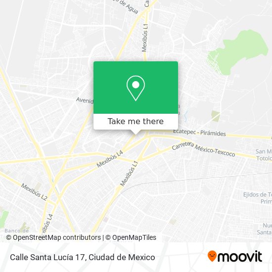 Mapa de Calle Santa Lucía 17