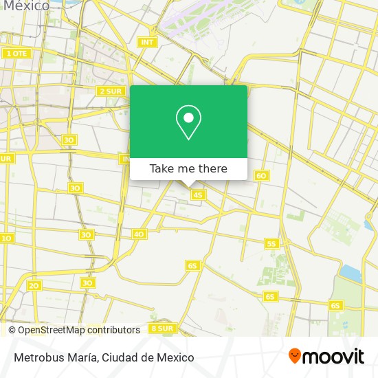 Metrobus María map