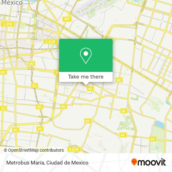 Mapa de Metrobus María