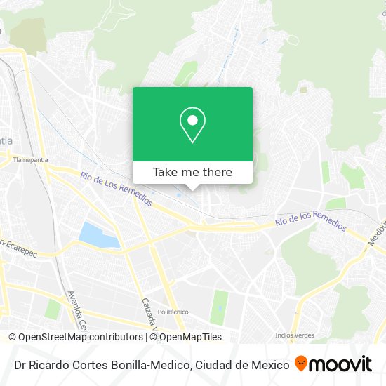 Dr Ricardo Cortes Bonilla-Medico map