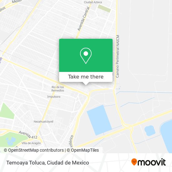 Temoaya Toluca map