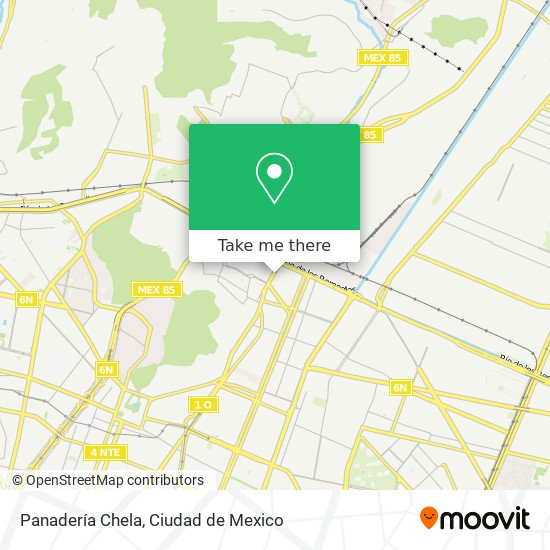 Panadería Chela map
