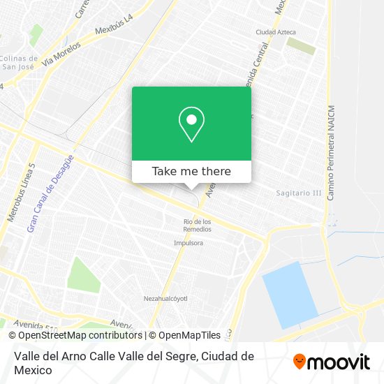 Valle del Arno Calle Valle del Segre map