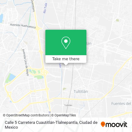 Calle 5 Carretera Cuautitlán-Tlalnepantla map