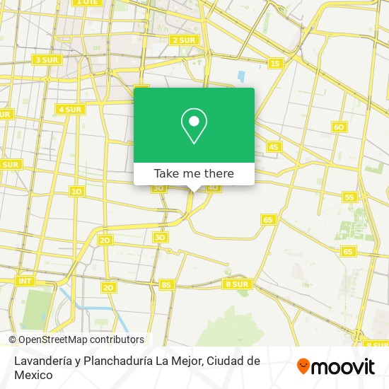 Lavandería y Planchaduría La Mejor map