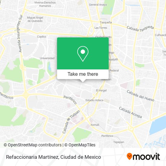 Refaccionaria Martínez map