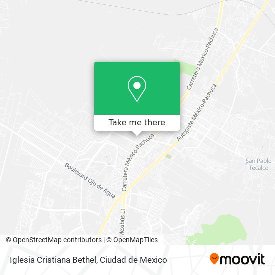 Mapa de Iglesia Cristiana Bethel