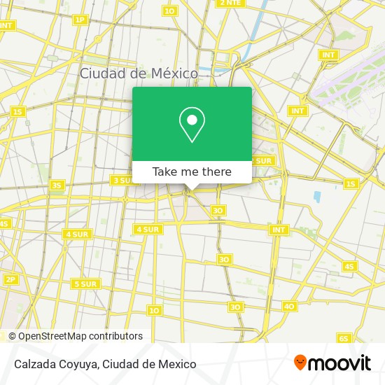 Calzada Coyuya map