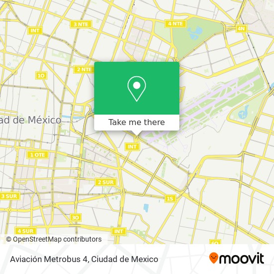 Aviación Metrobus 4 map