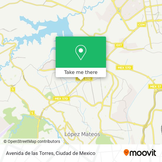 Mapa de Avenida de las Torres