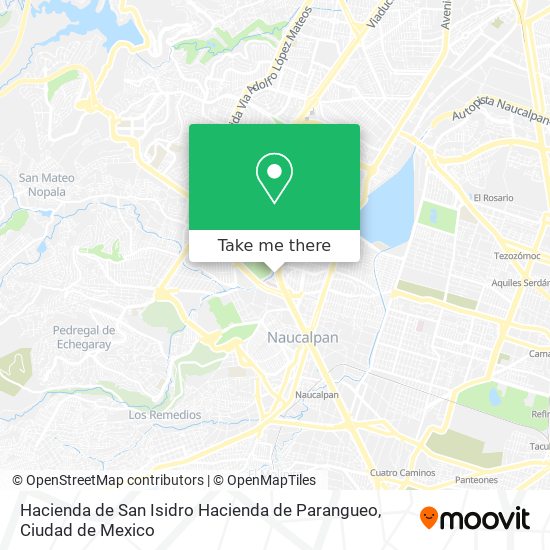 Hacienda de San Isidro Hacienda de Parangueo map