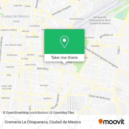 Cremeria La Chiapaneca map