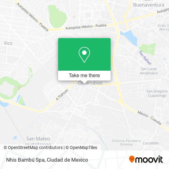 Nhis Bambú Spa map