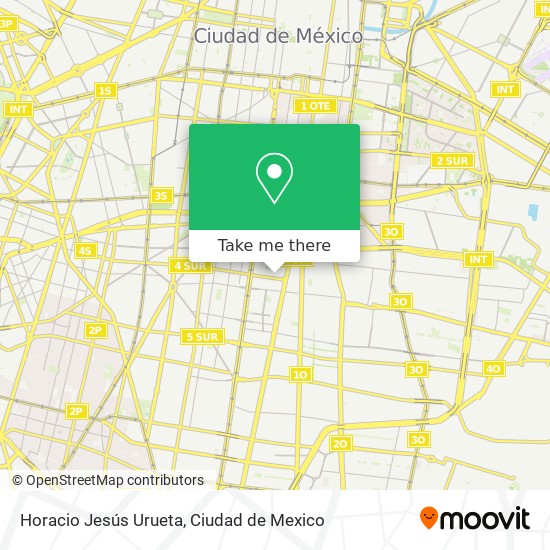 Mapa de Horacio Jesús Urueta
