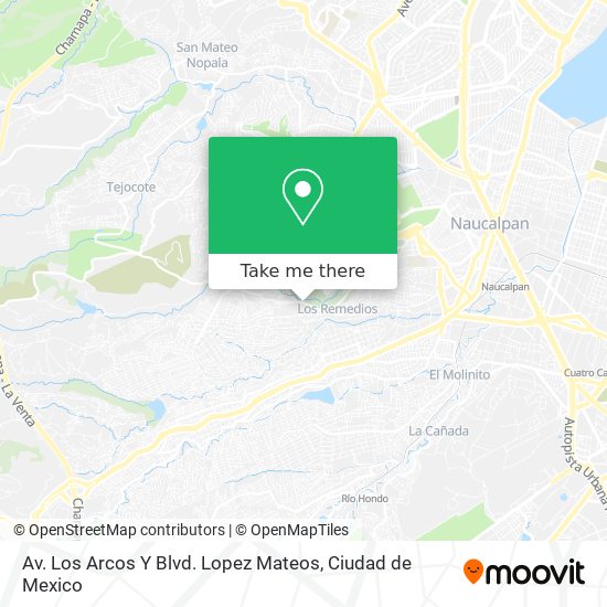 Av. Los Arcos Y Blvd. Lopez Mateos map