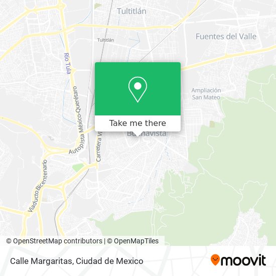 Calle Margaritas map