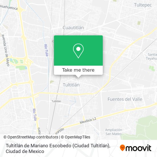 Tultitlán de Mariano Escobedo (Ciudad Tultitlán) map